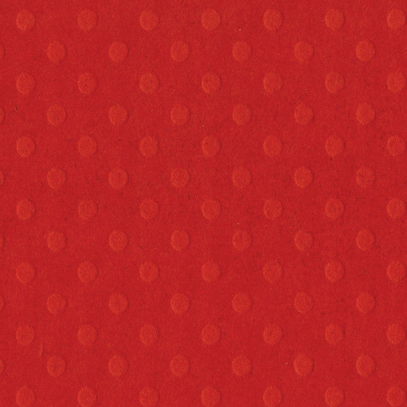Bazzill • dot swiss 30.5x30.5cm огнено кълбо