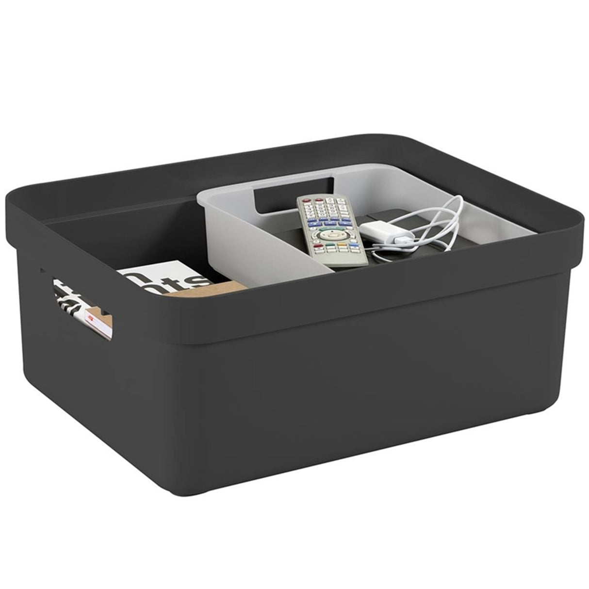 Sunware sigma home opbergbox 24l antraciet