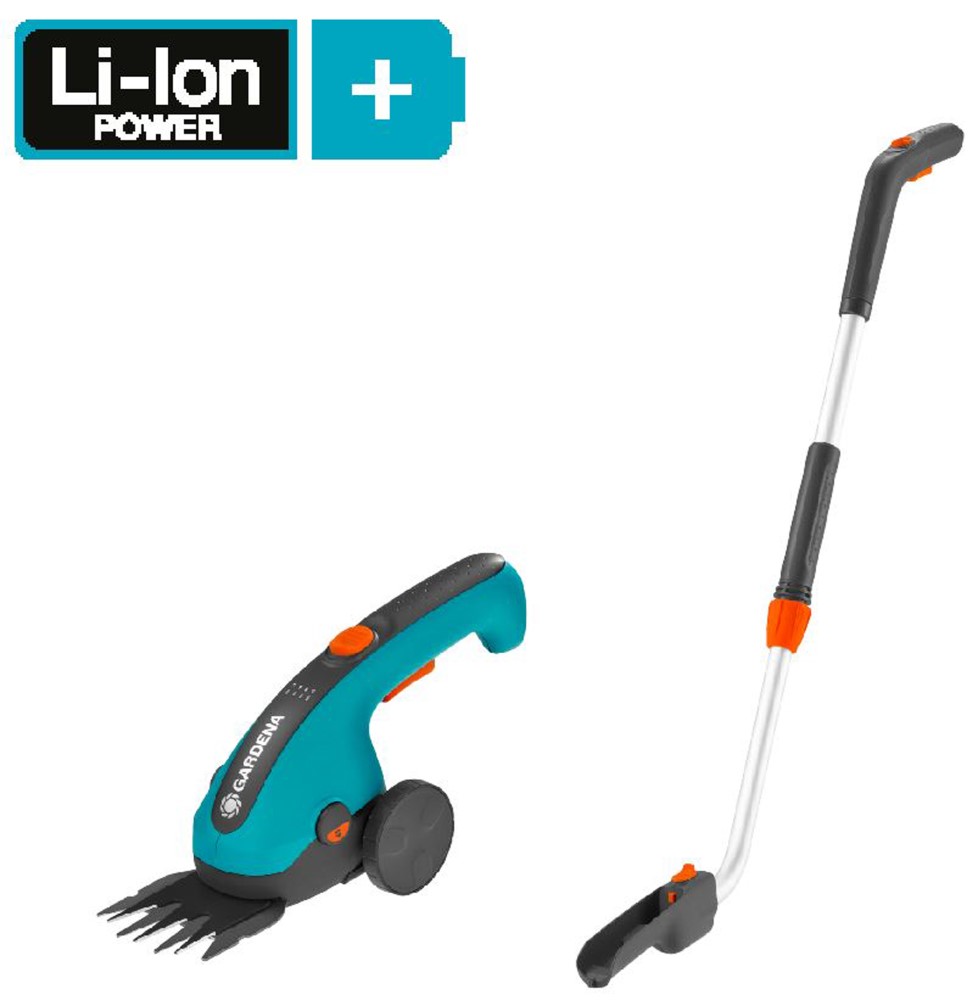 Gardena accugrasschaar classiccut li set + steel wielen - 09886-20 09886-20