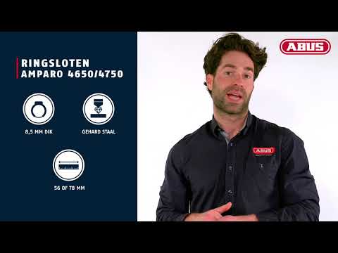 Abus Amparo Slot 4650SL - Art2 - Musta - Polkupyörälukko