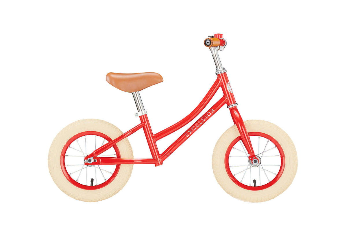 Excelsior balance bike retro runner (#1) runner excels. retro 12 flash red
