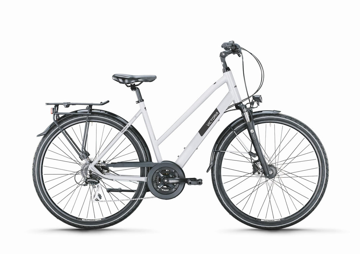 Victoria trekkingfiets treqana 4 mod. 24 bike vict.treqana 4 28 46 trap. 24sp magic white
