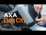 Závěrečný řetězec AXA LINQ CITY 180CM BLACK