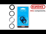 Riduci Elvedes set - Corso di staffa inferiore da 24 mm a 22 mm GXP (4 -pezzi)