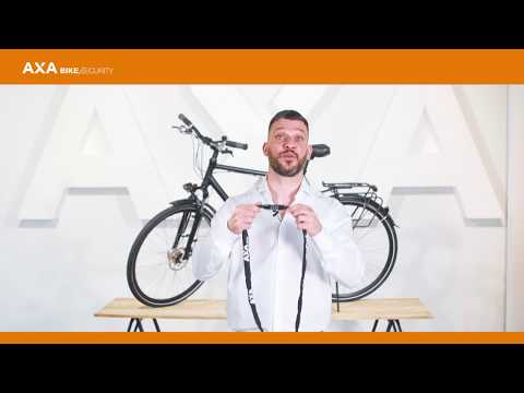 AXA Rigid RCC120 Fietskettingslot 120cm Zwart