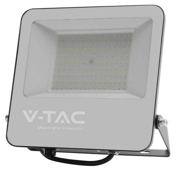 V-tac LED bygglampa 200w 6400k svart - hög lumen - 9332064