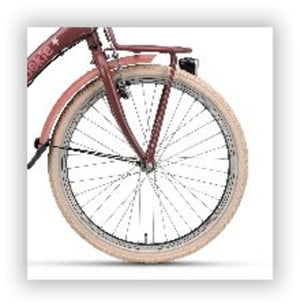Batavus Vorderrad 22 Starrfelge_schwarz