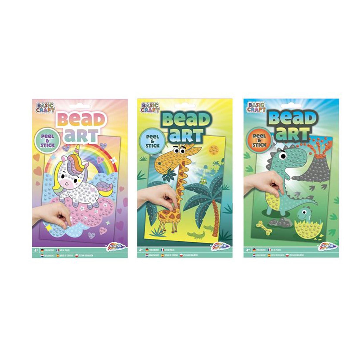 Grafix Craft Set Perlenkunst Dino