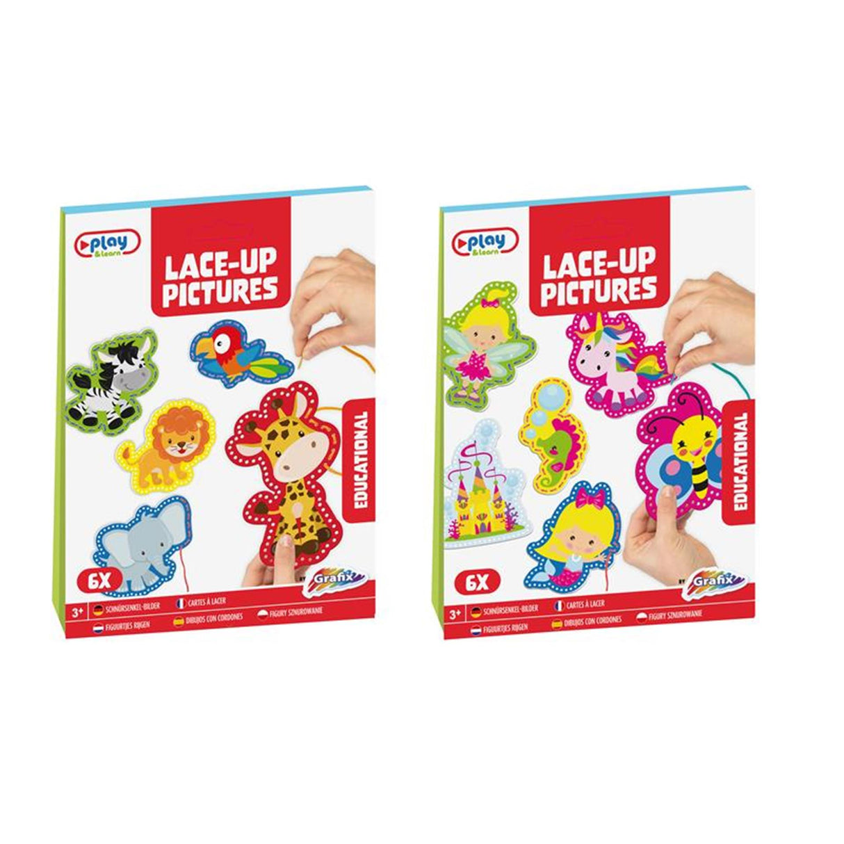 Grafix Ready Set Animals, 6st.