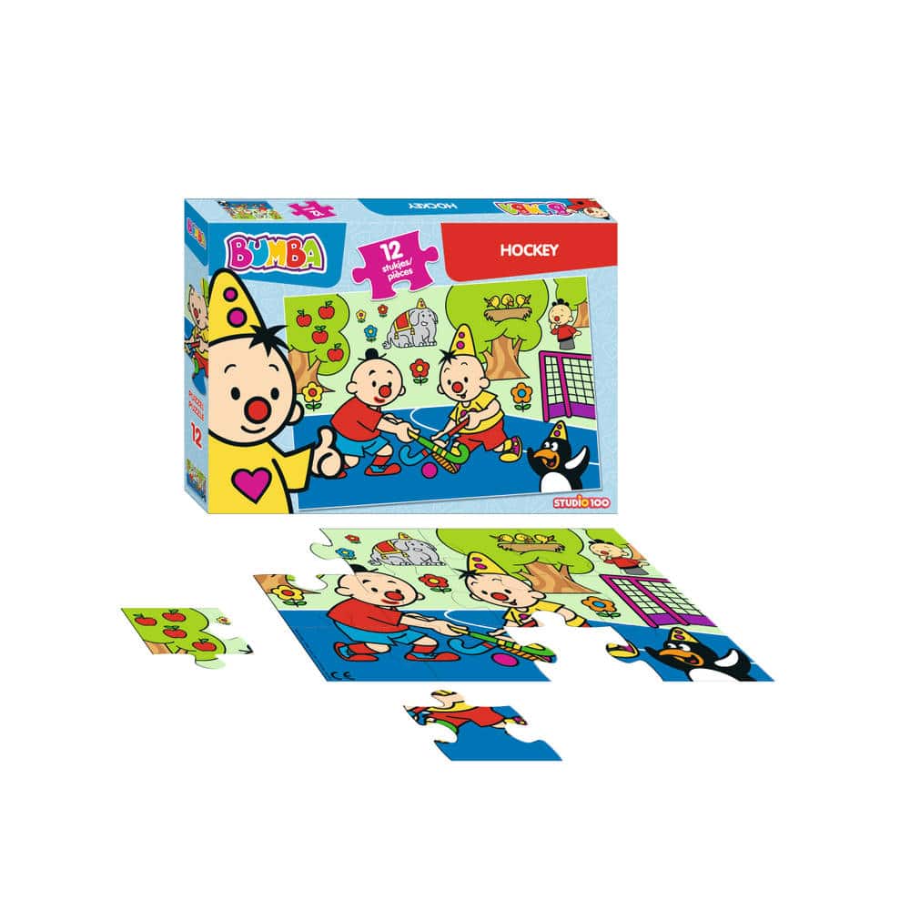 Studio 100 bumba puzzel - hockey - 12 stukjes