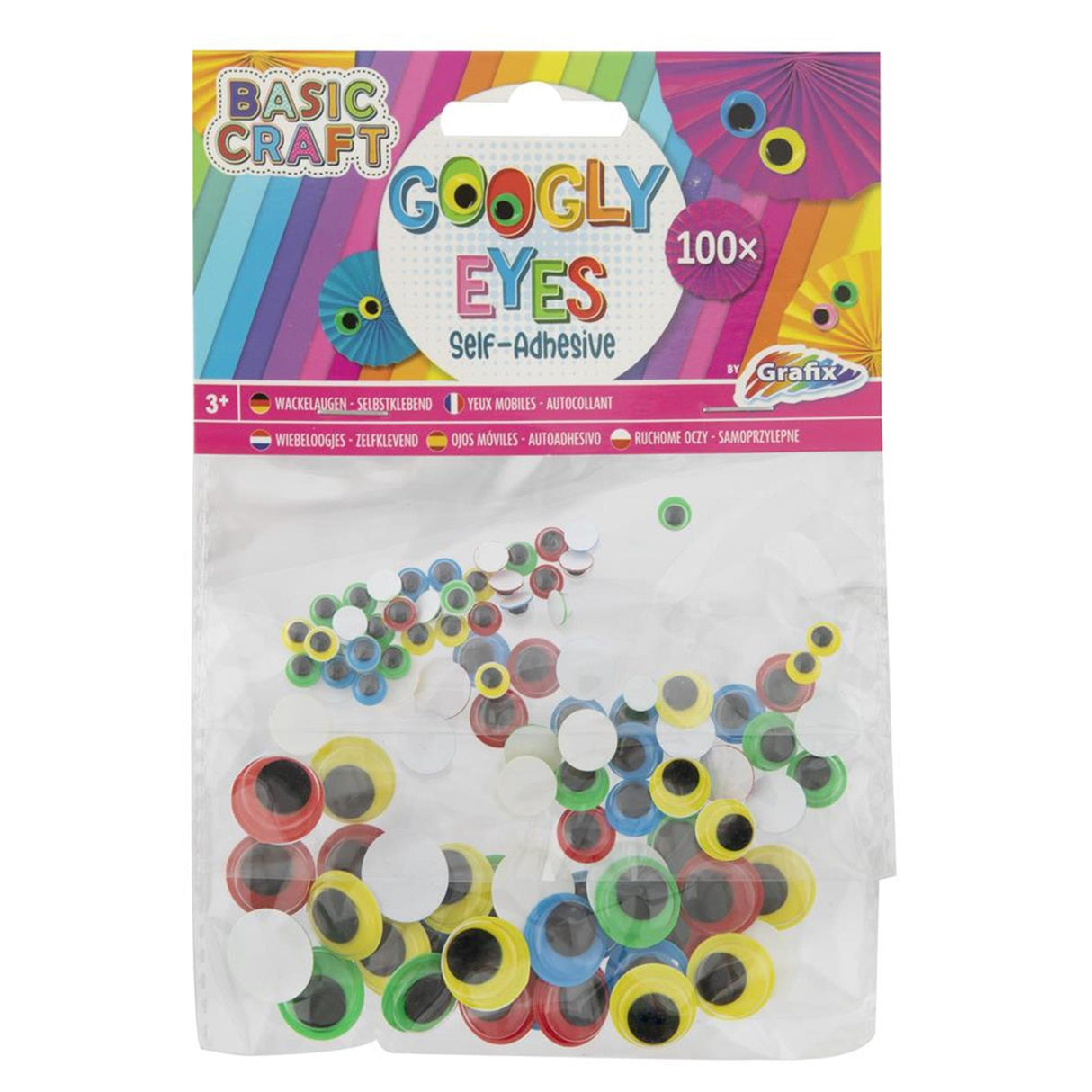 Conjunto de olhos de manobra Grafix com 100 peças