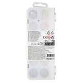 Ustvarjalna rokodelska skupinska barvna paleta neon s čopičem