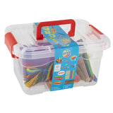 Creative craft group craft box with diverse craft materials, 240 pcs.