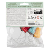 Creative Craft Group self-inking stamps, set of 3, and foam stickers