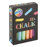 Moxy bordkrijt 12 in doosje wit gekleurd