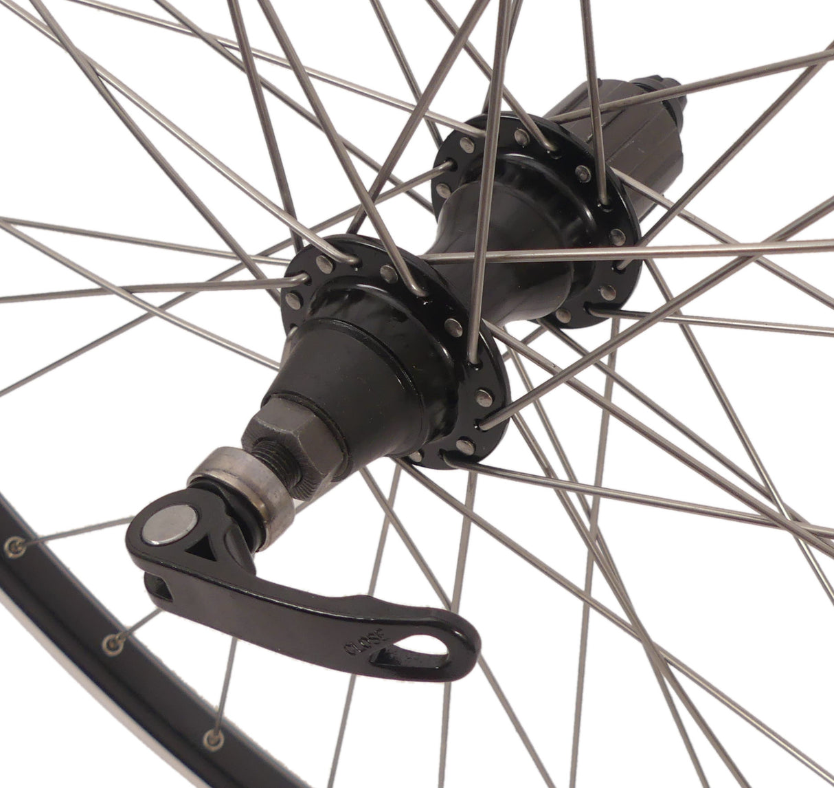 Rodi Rear Wheel Connect 28 8 9 10 Speed ​​622 x 19 with quick release and stainless steel spokes - Black