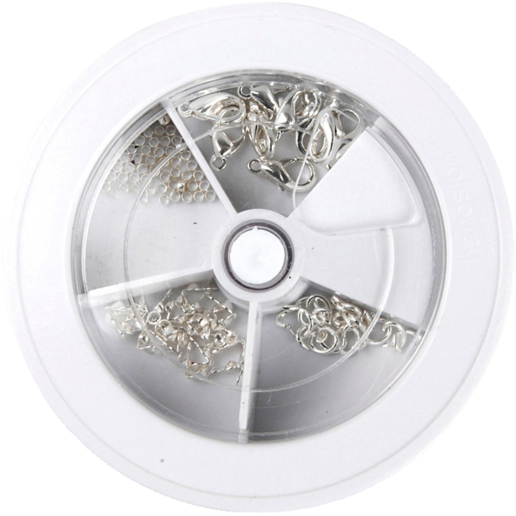 Creativ Company Jewelry Silverly Starter Set, 101dlg.