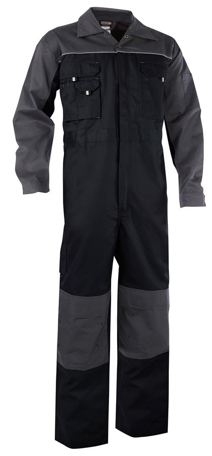 Dassy overall cannes p k zwart grijs s