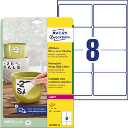 Avery weather-resistant labels