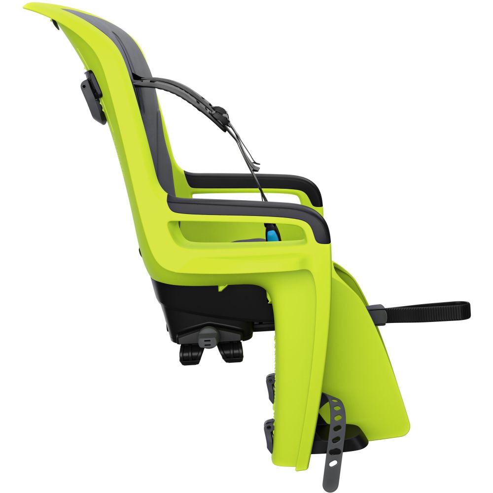 Thule child seat behind Ride Along 2 for luggage rack attachment - Zen Lime