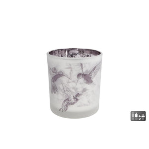Cozydecor portavelas vaso colibrí