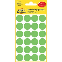 Avery green marking dots 3174
