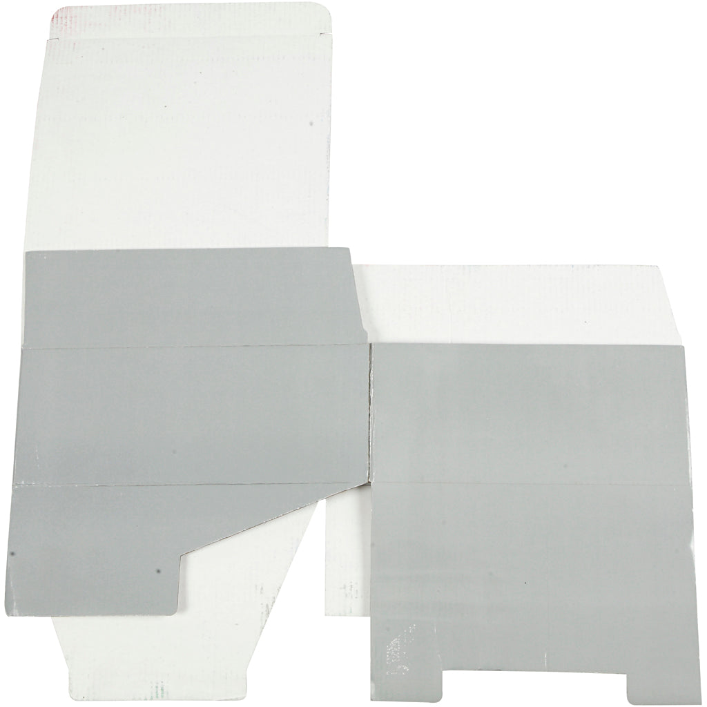 Creativ company cardboard box, h: 10 cm, l: 25 cm, w: 22 cm, light gray, 1 piece