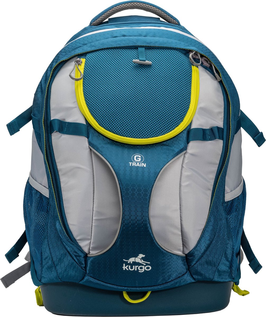Kurgo g-train k9 pack rugzak voor honden - hondenrugzak - ink blue