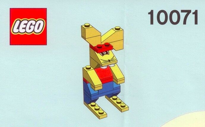Lego - 10071 Mr. Easter Bunny unique building set