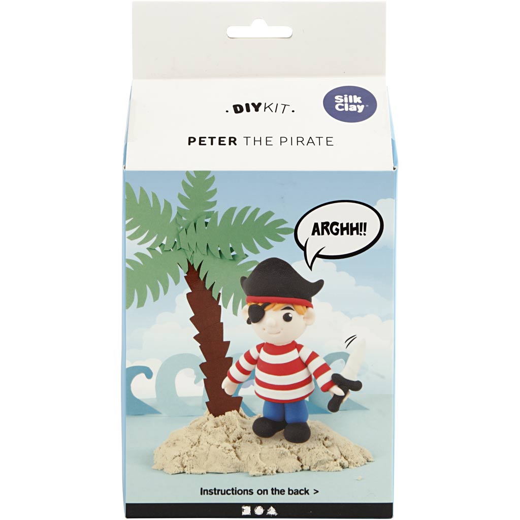 Silk clay funny friends, peter the pirate, 1 box