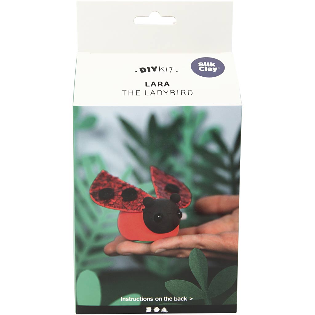 Silk clay lara the ladybug, 1 set