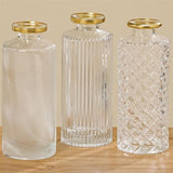 Boltze home vase adore ø5x13cm transparent glass