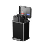 Hailo 0622-260 Öko Duo Plus M Pedal Busket 2x 9L Srebrny czarny