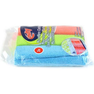 Multi de telas de microfibra universal 3 piezas rojo verde azul
