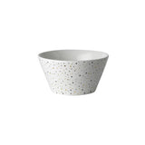 Dutch rose amsterdam loft bowl 10 cm white glitter | 2 pcs