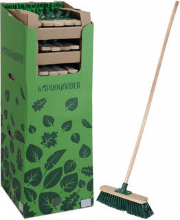 Pro Garden Street broom 30 x 120 cm with handle