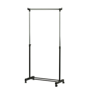 V-Part Clothing rack adjustable in height with 4 wheels