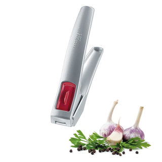 Westmark garlic press white with red