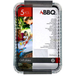 Scale di griglia in alluminio barbecue impostate 5 pezzi