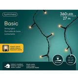 Lumineo kerst led verlichting binnen buiten warm 27 meter 360 lampjes