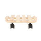 Esschert design plant trolley round indoor natural | 4 pieces