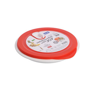 Rotho Microwaveboard Deep 1 L Micro Papaya Red with box