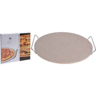 Eccellente mare di pizza con supporto Ø33 cm bianco