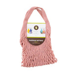 Point-virgule net bag with short handles pink 40x40cmbasic by | 10 pieces