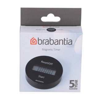 Brabantia magnetic kitchen timer tasty+ dark gray