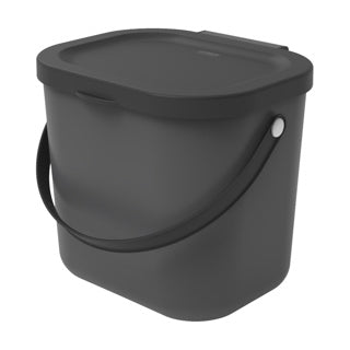 Rotho Bio Waste Bin 6 L Albula Anthracite