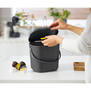 Rotho Bio Waste Bin 6 L Albula Anthracite