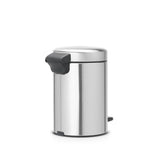 Brabantia Pedal Biner Newicon 3L Matte Steel Huella Dactination Prueba