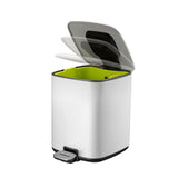 Eko Pedal biner Vepa Bins Regent Wit 6L