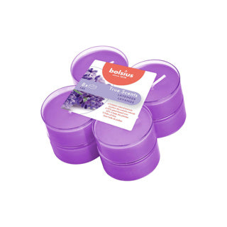 Bolsius Maxilichten True Scents Lavendel 8 pieces